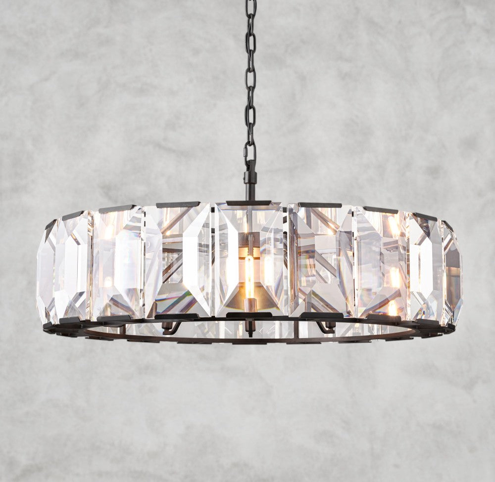 Harlow Crystal Round Chandelier 19", 31", 43", 60"